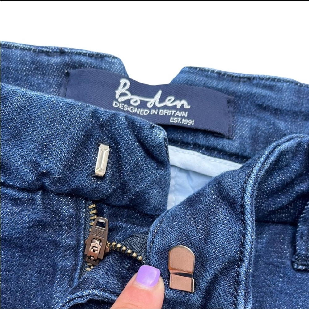 Boden Denim The Wellington Straight Leg Jeans Blue Size 6 - Picture 4 of 7